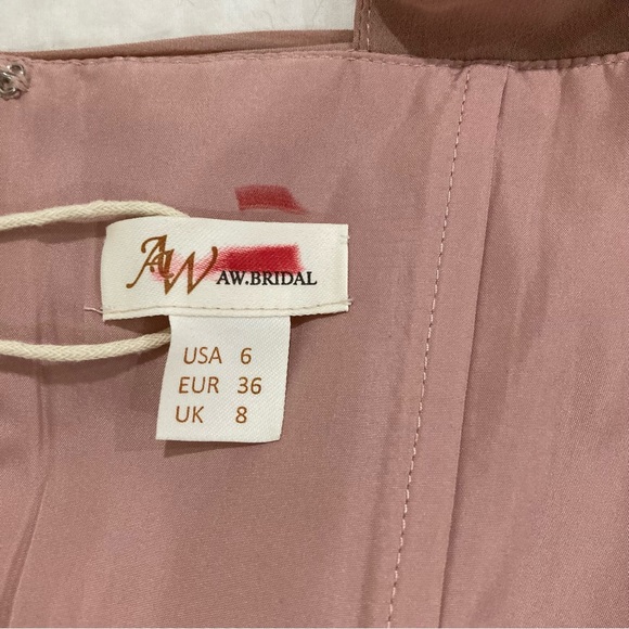 AW Bridal gown pink size 6 - Picture 6 of 11